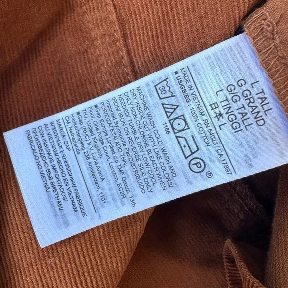 Corduroy  Button-Down Dress - Picture 7 of 7